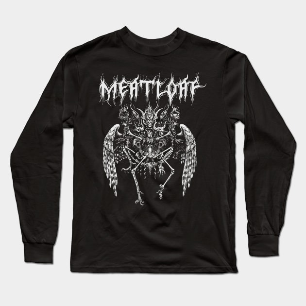 meatloaf ll darknes Long Sleeve T-Shirt by low spirit